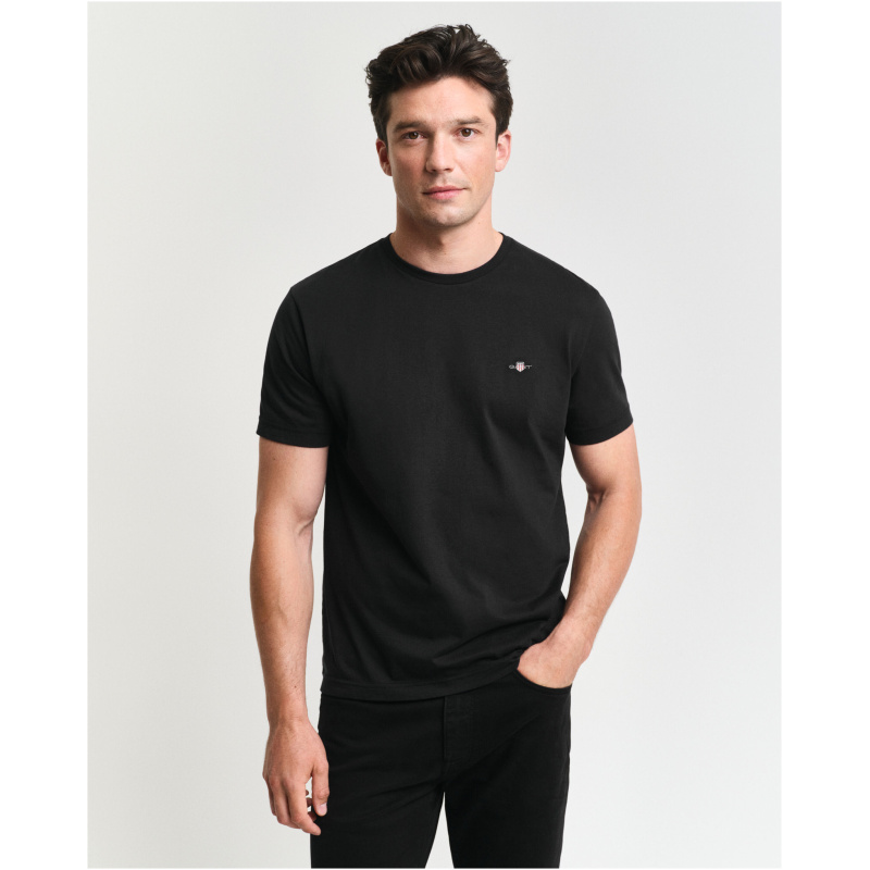 GANT Ανδρικό t-shirt μαύρο